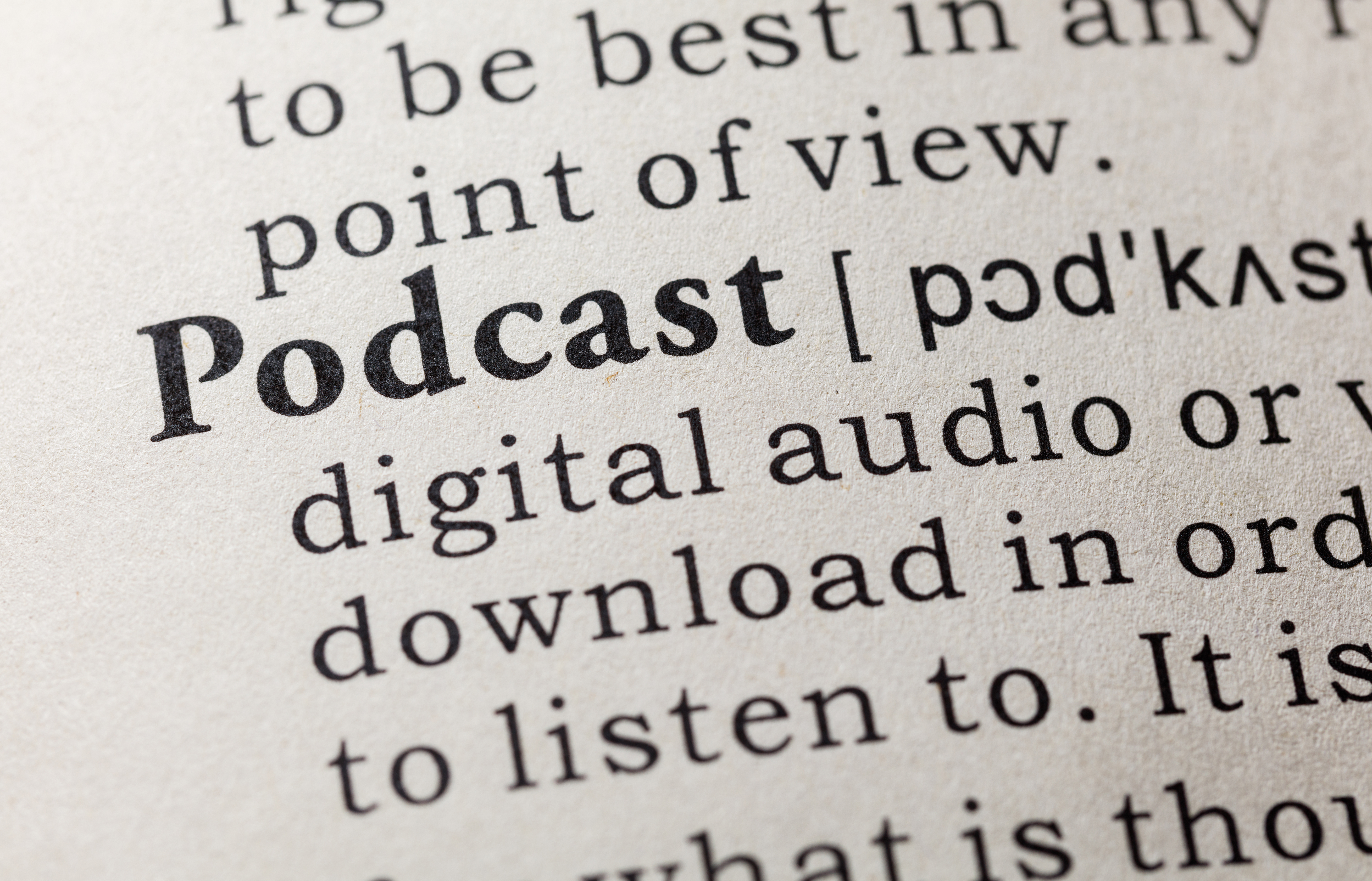 Introducing the Podcast Industry Glossary